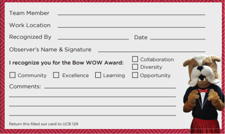 Bow wow award back