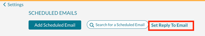 Set the reply to email address for all scheduled emails